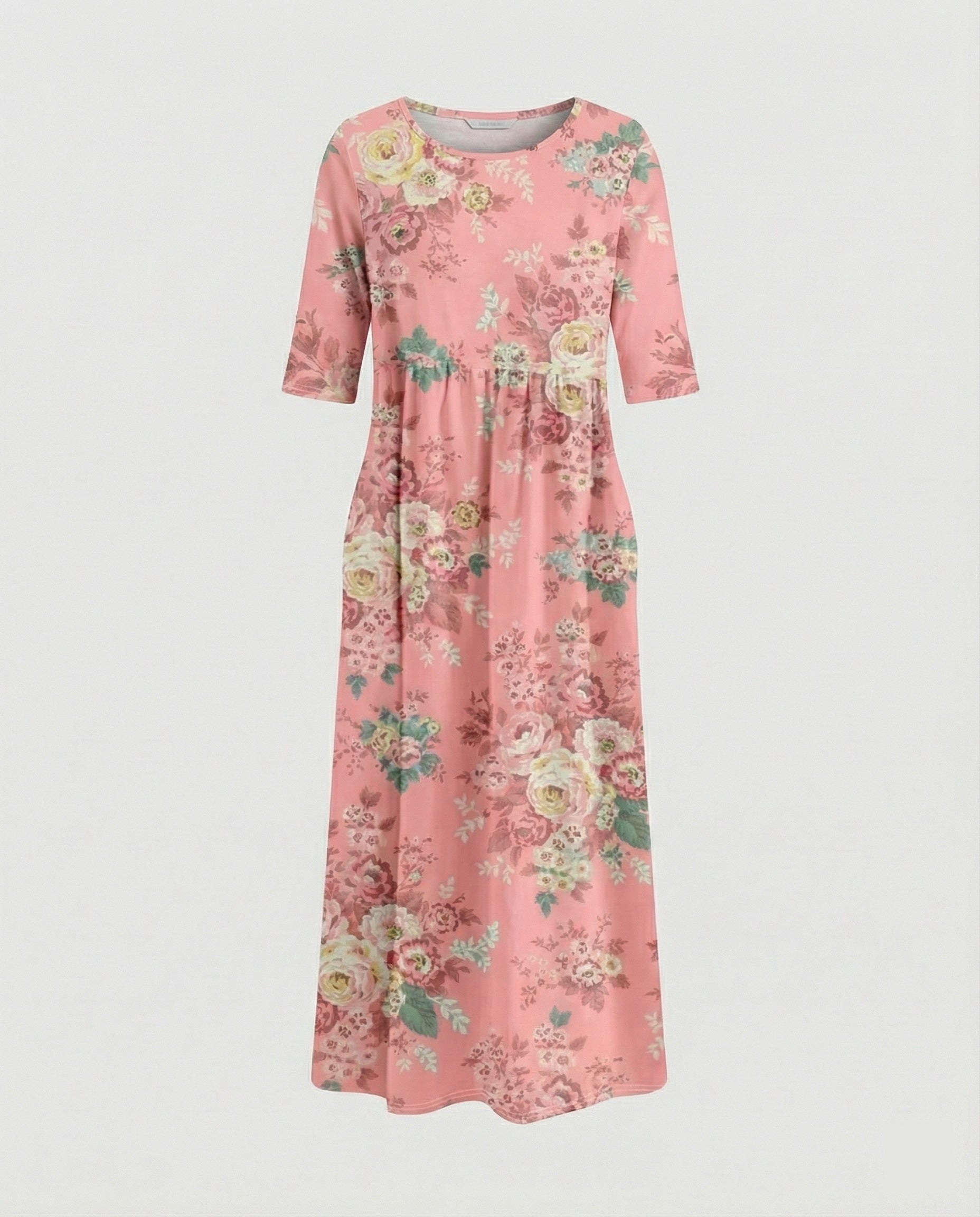 Damen Maxikleid mit Taschen luftig