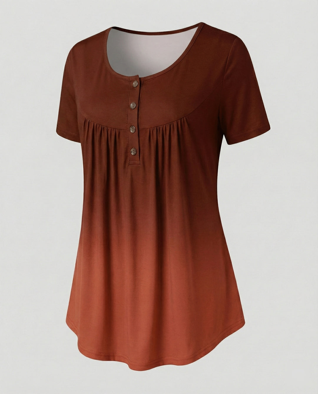 Damen Tunika Damen U-Ausschnitt Print