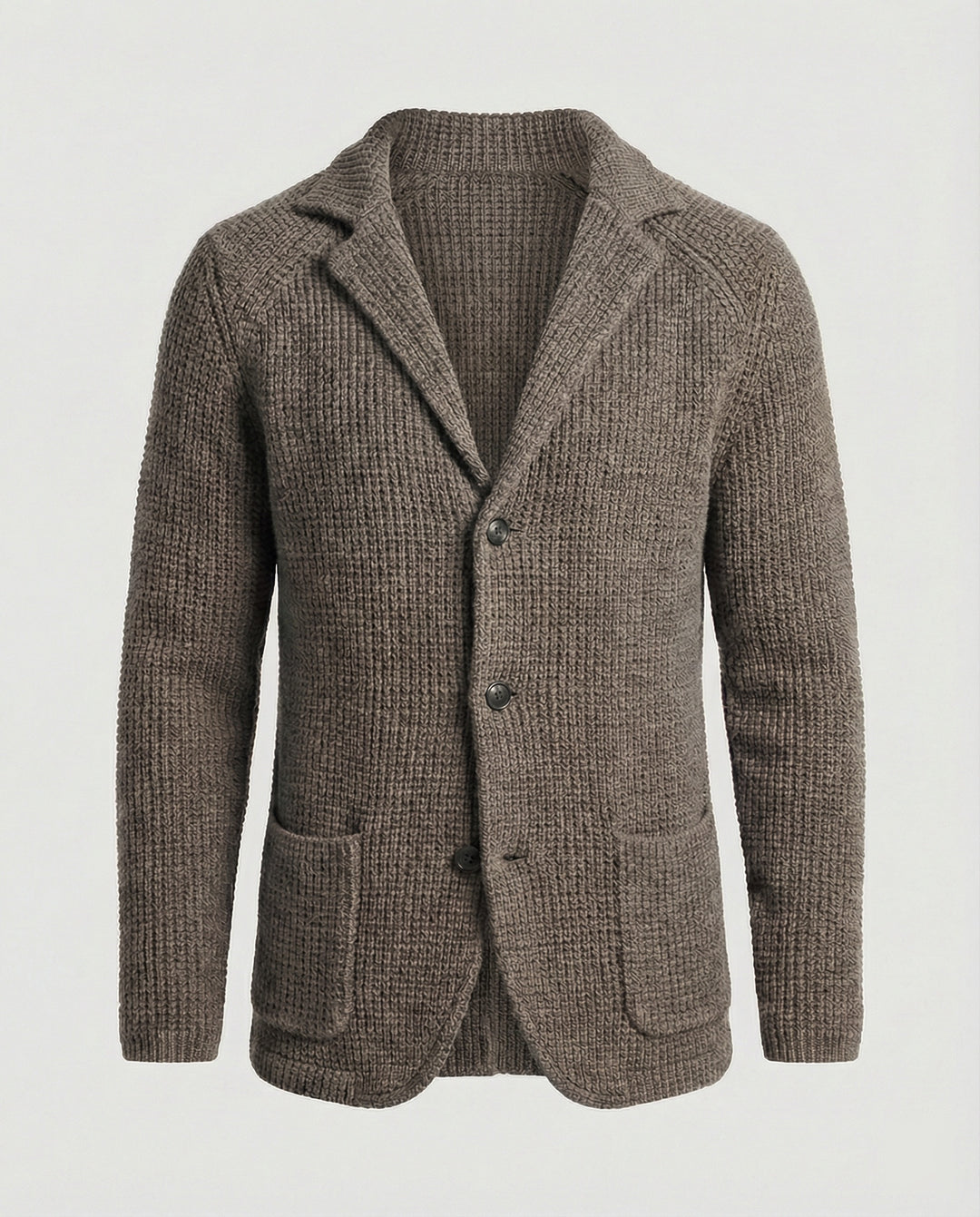 Herren Strickblazer mit Reverskragen