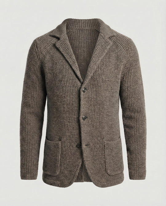 Herren Strickblazer mit Reverskragen