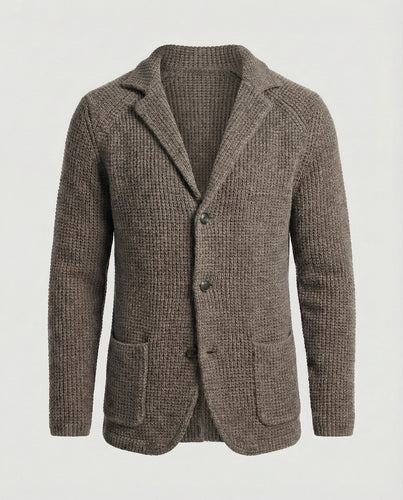 Herren Strickblazer mit Reverskragen