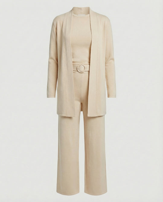 Damen Zweiteiler Set Blazer Palazzohose