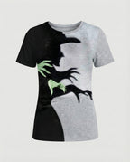 Kurzarmshirt Damen Mit Blumenprint