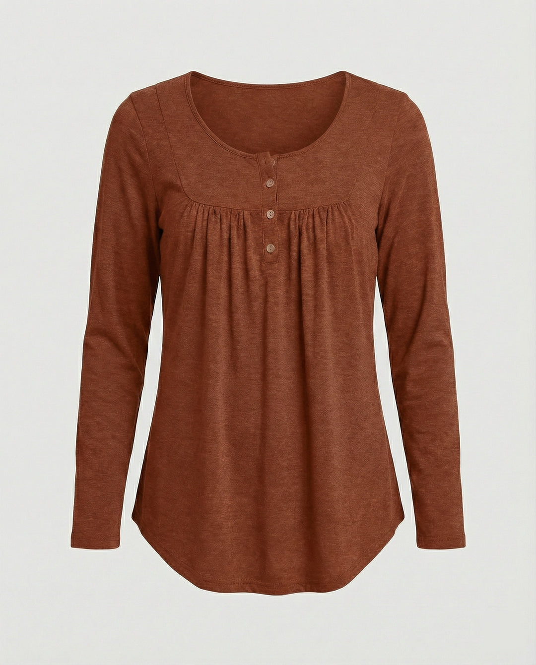Damen Tunika Damen Langarm Henley