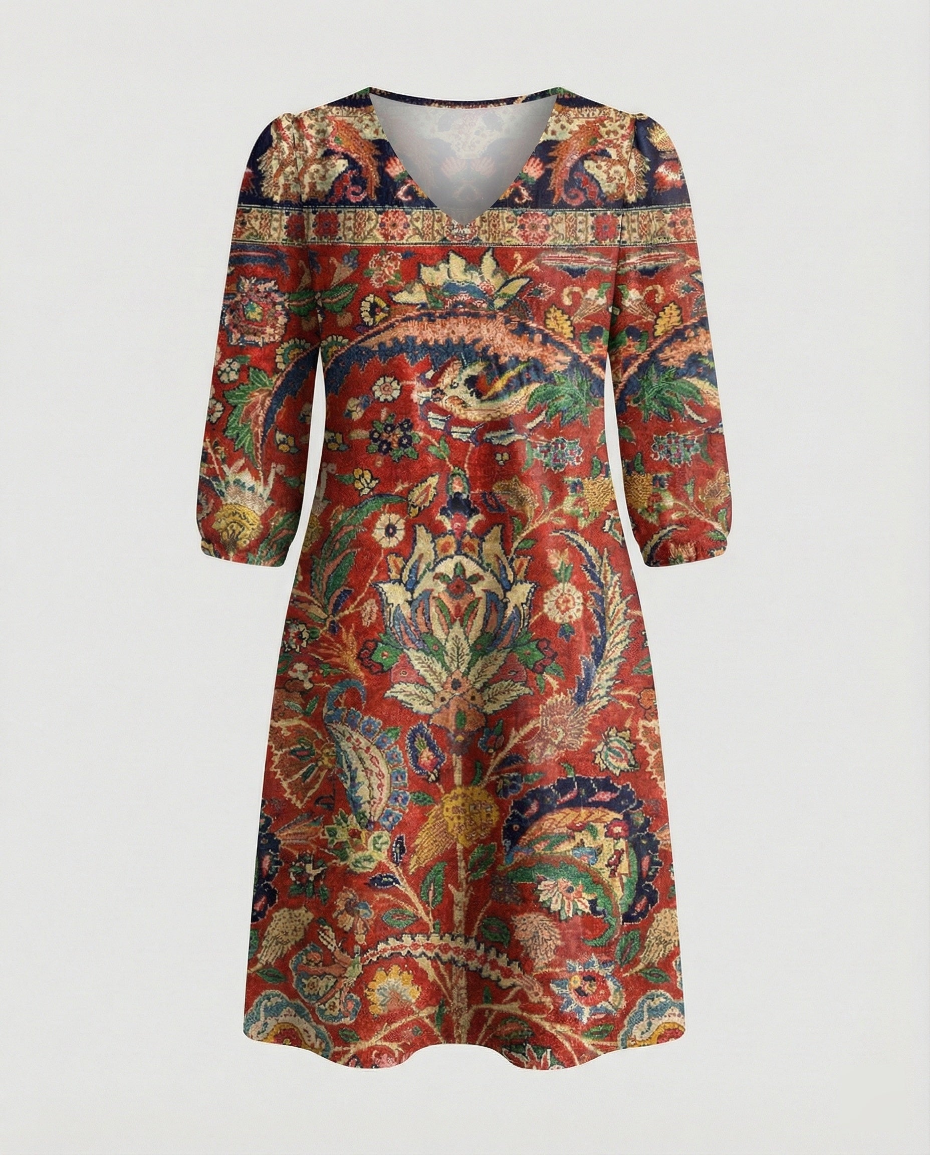 Boho Maxikleid Sommer Damen Taschen