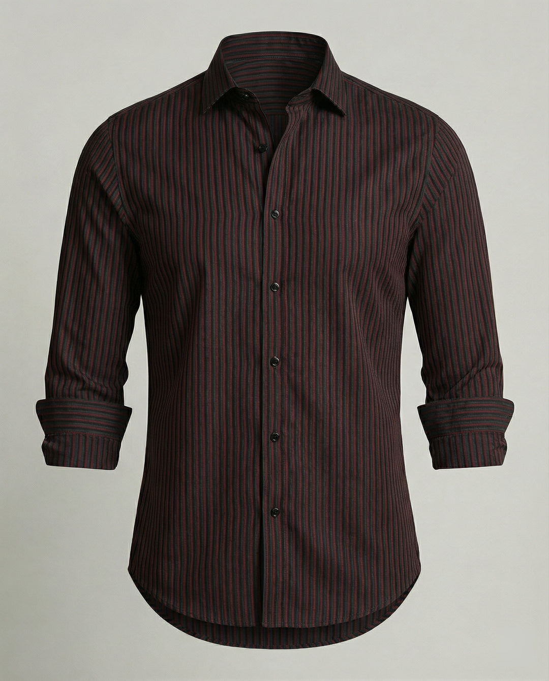Herren Hemd gestreift slim fit