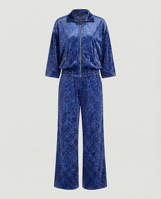 Damen Set aus weichem, gemustertem Sweatstoff mit lockerer Passform R&B