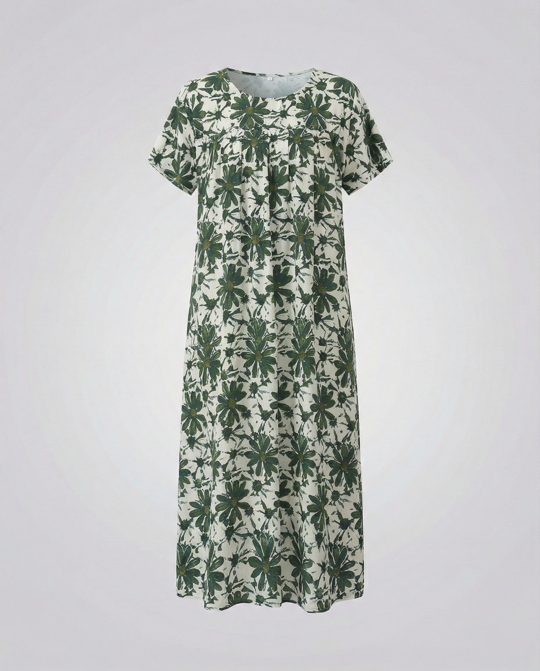 Luftiges Midikleid Damen Mit Taschen