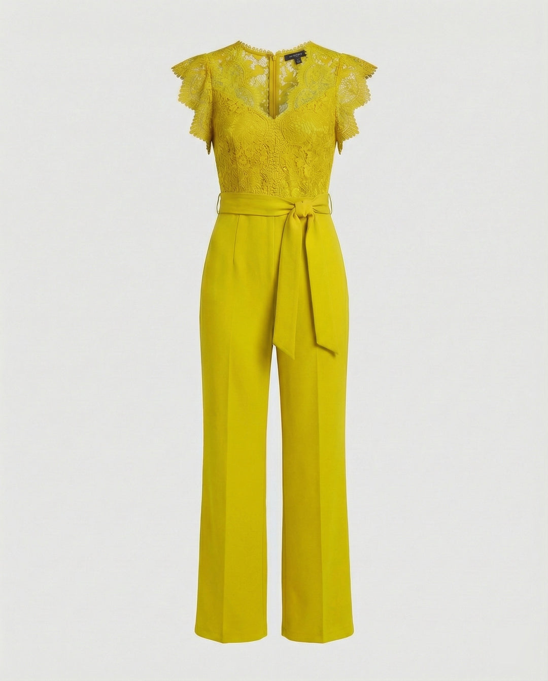 Damen Jumpsuit Spitze elegant weit