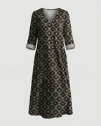 Boho Maxikleid Sommer Damen Taschen