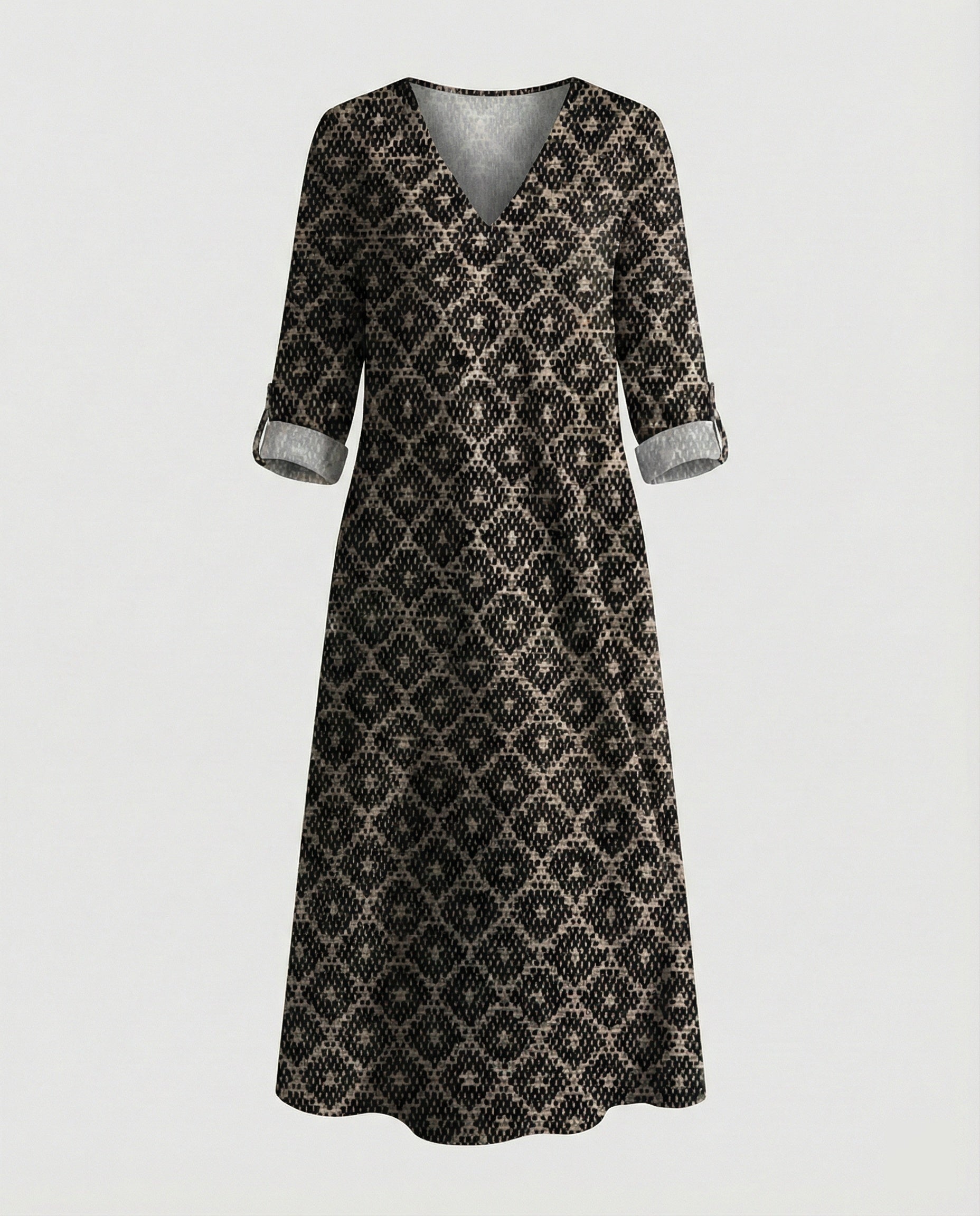Boho Maxikleid Sommer Damen Taschen