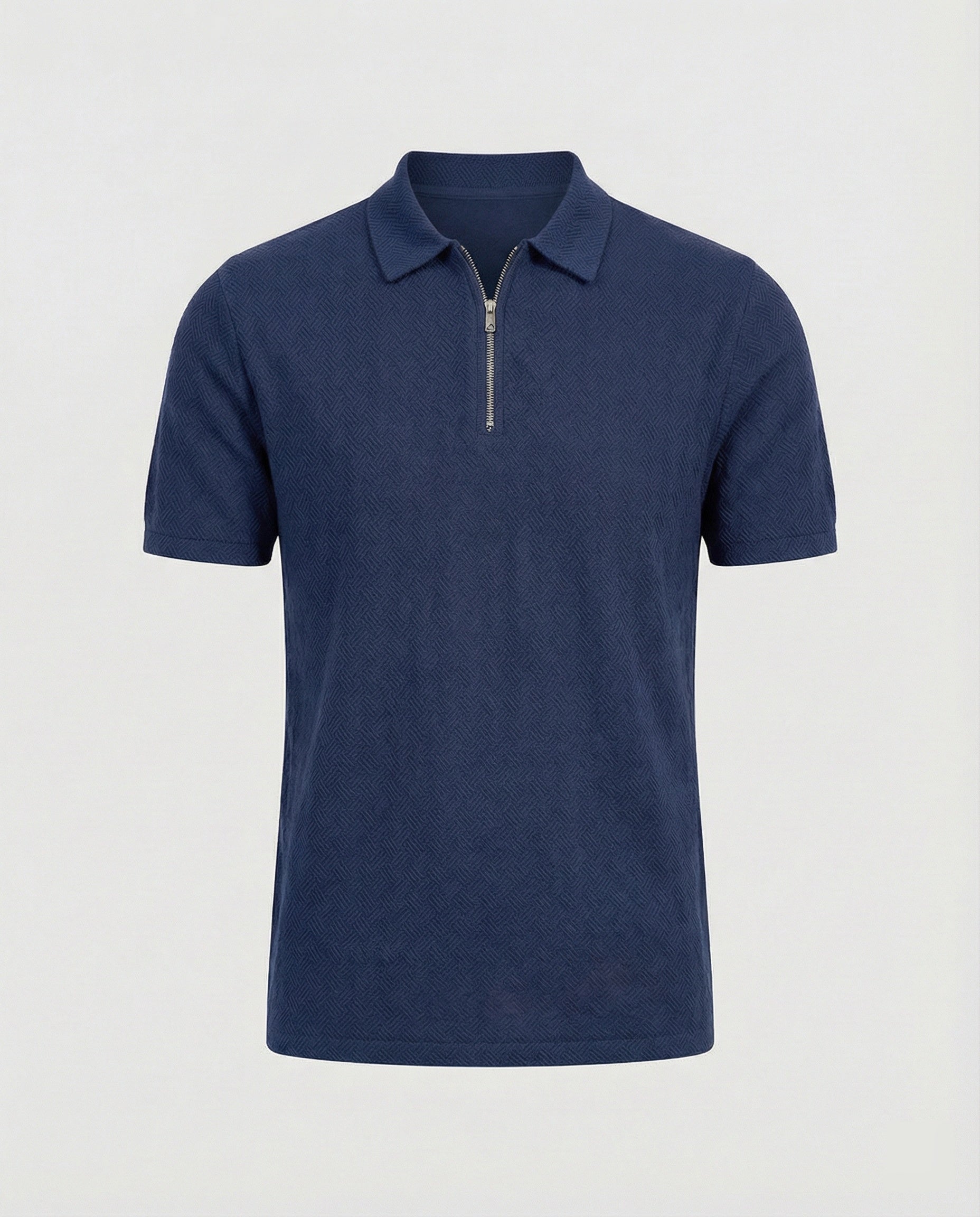 Herren Poloshirt mit Reißverschluss