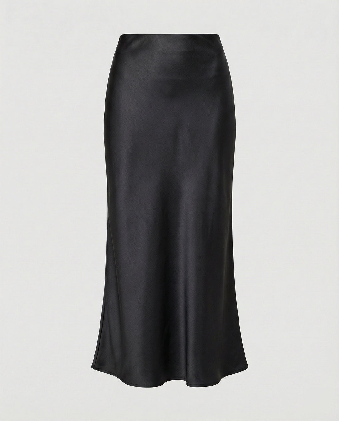 Damen Maxirock Satin High Waist
