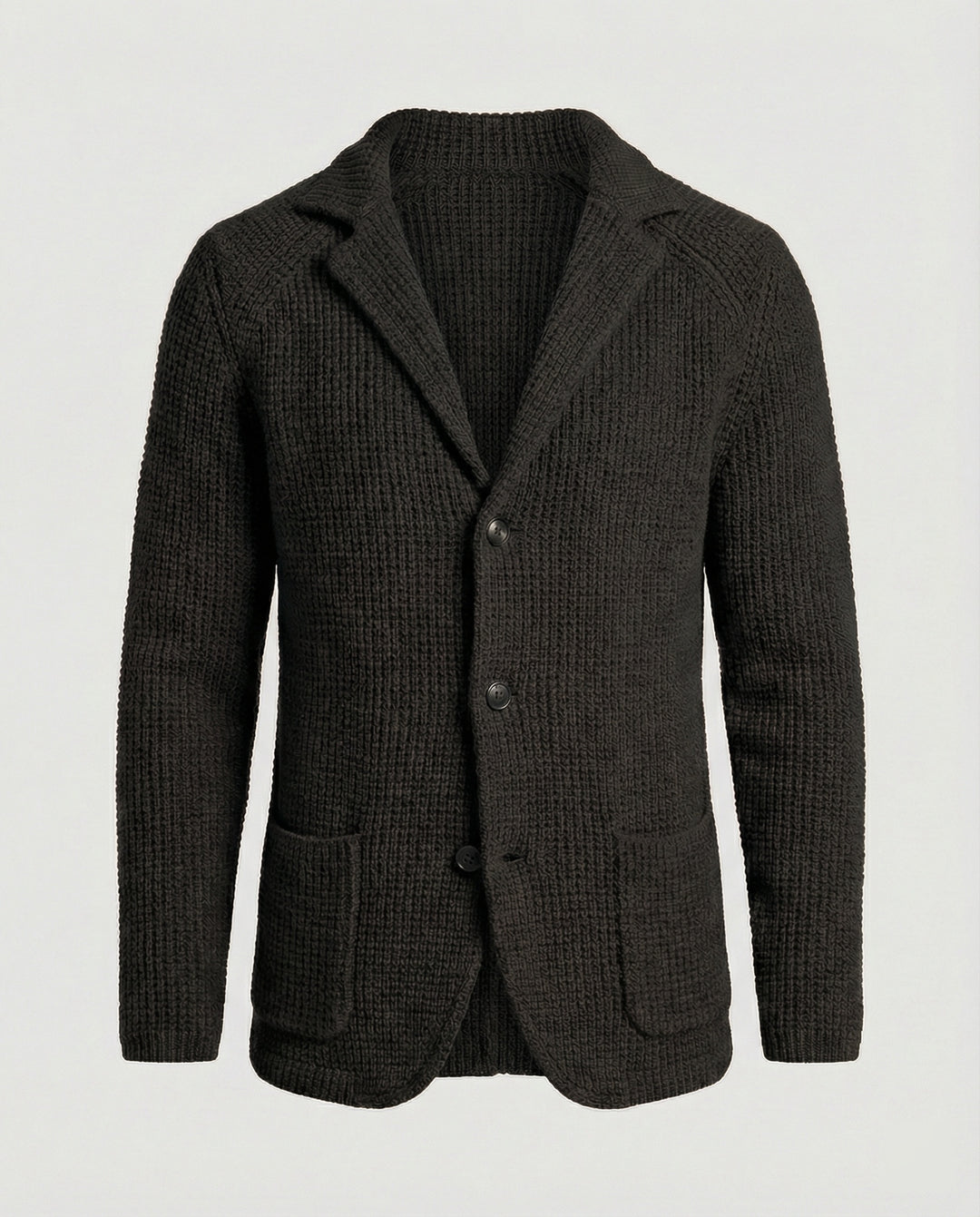 Herren Strickblazer mit Reverskragen