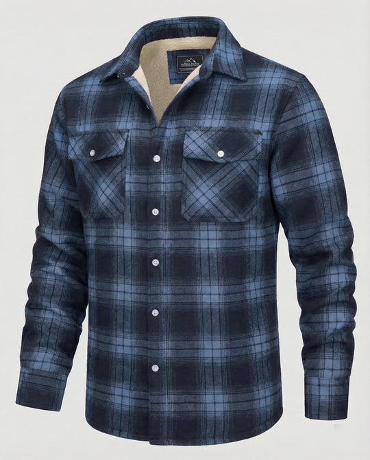 R&B | Karierte Jack mit Fleece-Futter