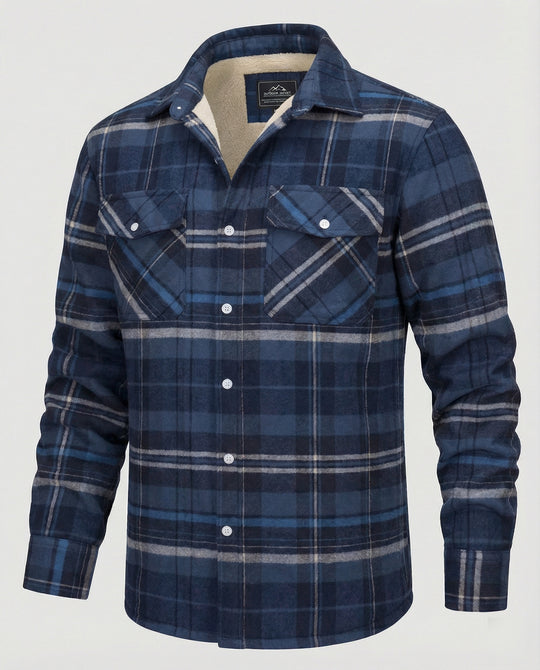 R&B | Karierte Jack mit Fleece-Futter
