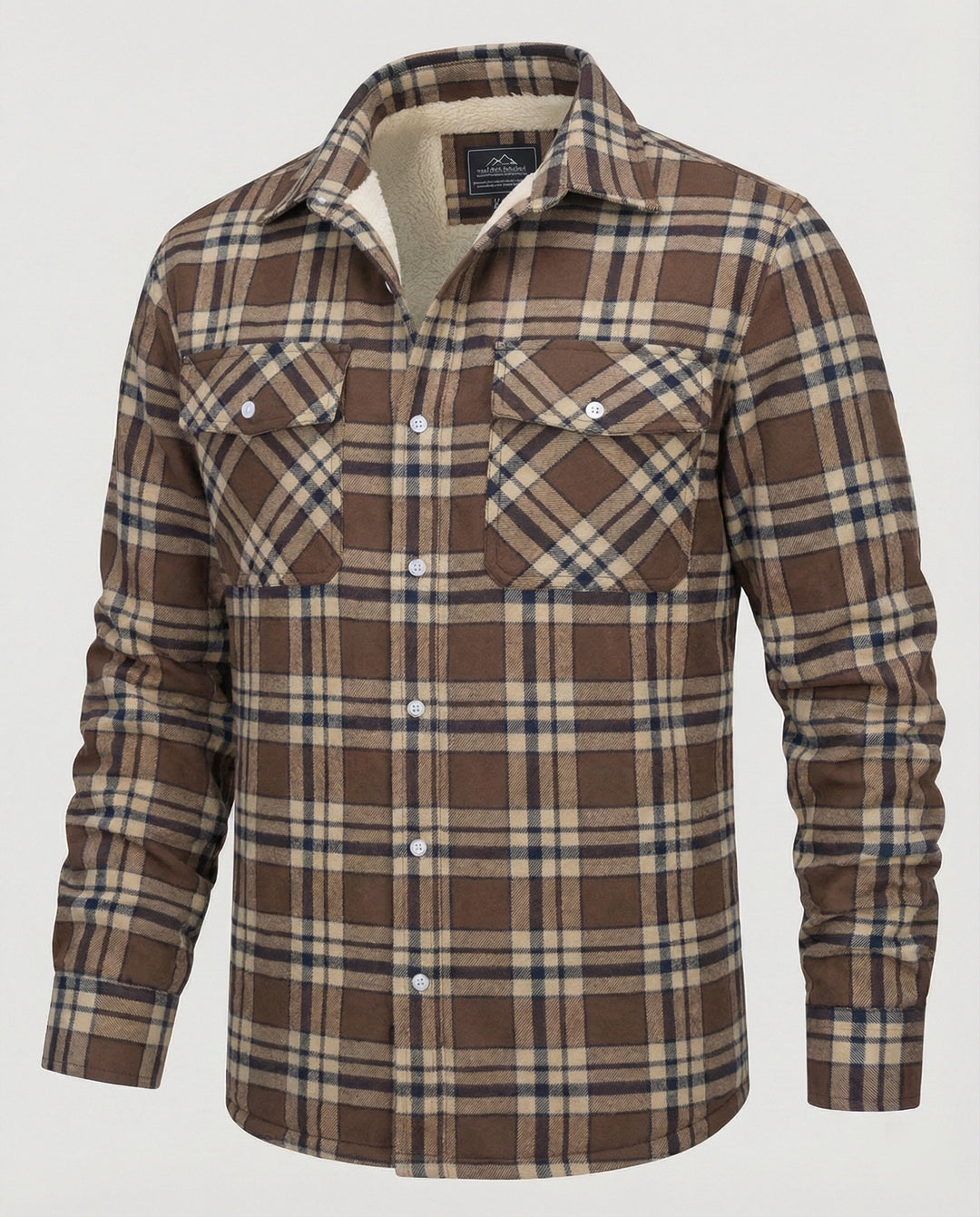 R&B | Karierte Jack mit Fleece-Futter