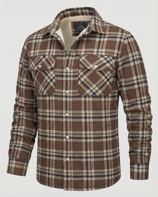 R&B | Karierte Jack mit Fleece-Futter