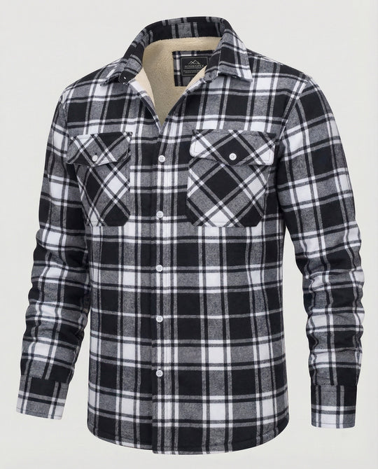 R&B | Karierte Jack mit Fleece-Futter