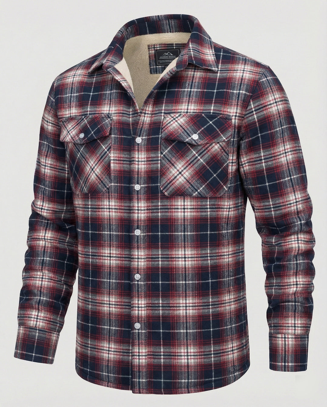 R&B | Karierte Jack mit Fleece-Futter