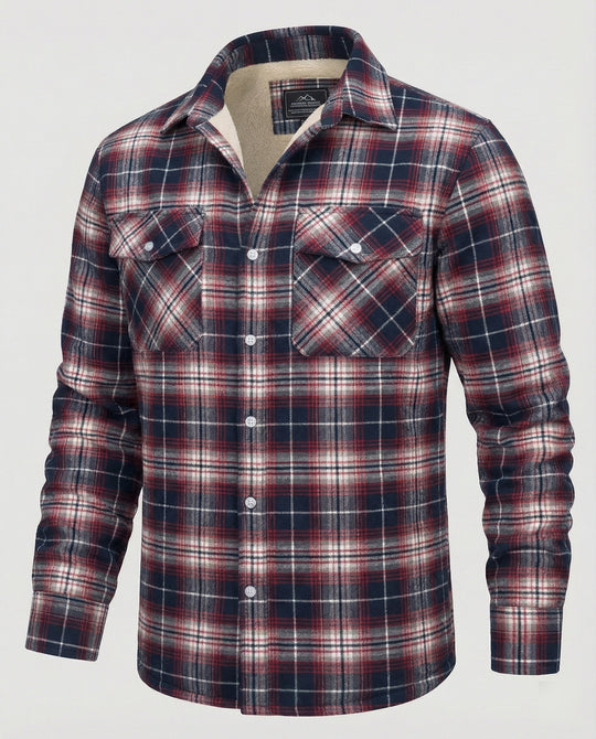 R&B | Karierte Jack mit Fleece-Futter