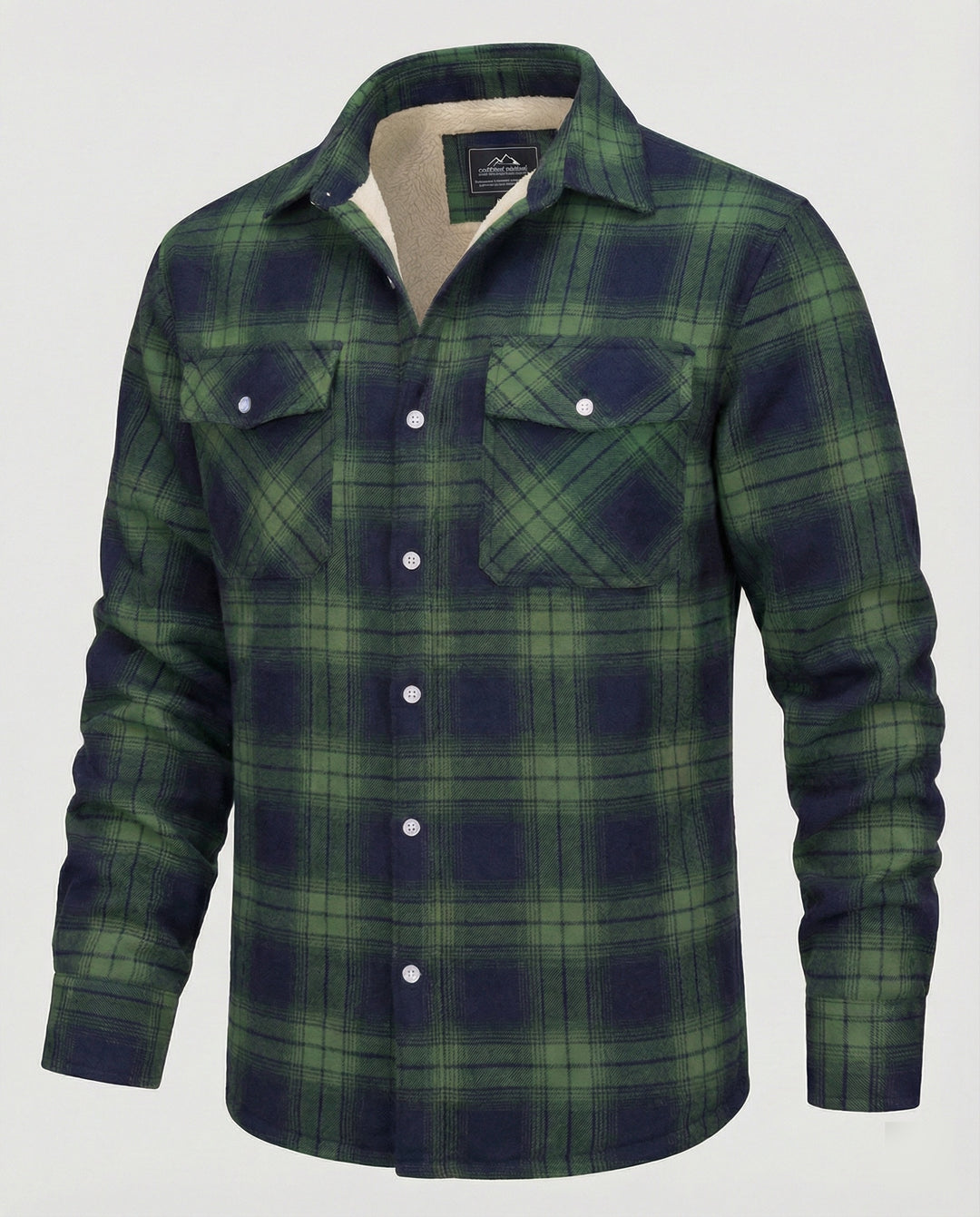R&B | Karierte Jack mit Fleece-Futter