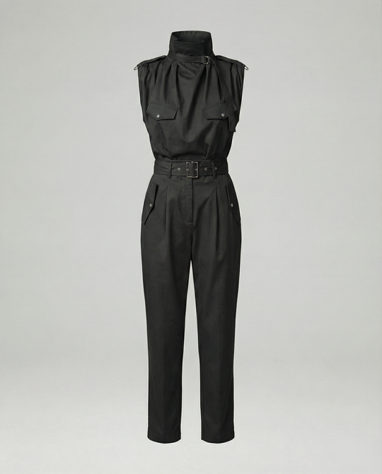 R&B | Damen Stylischer Moderner Jumpsuit Ärmellos