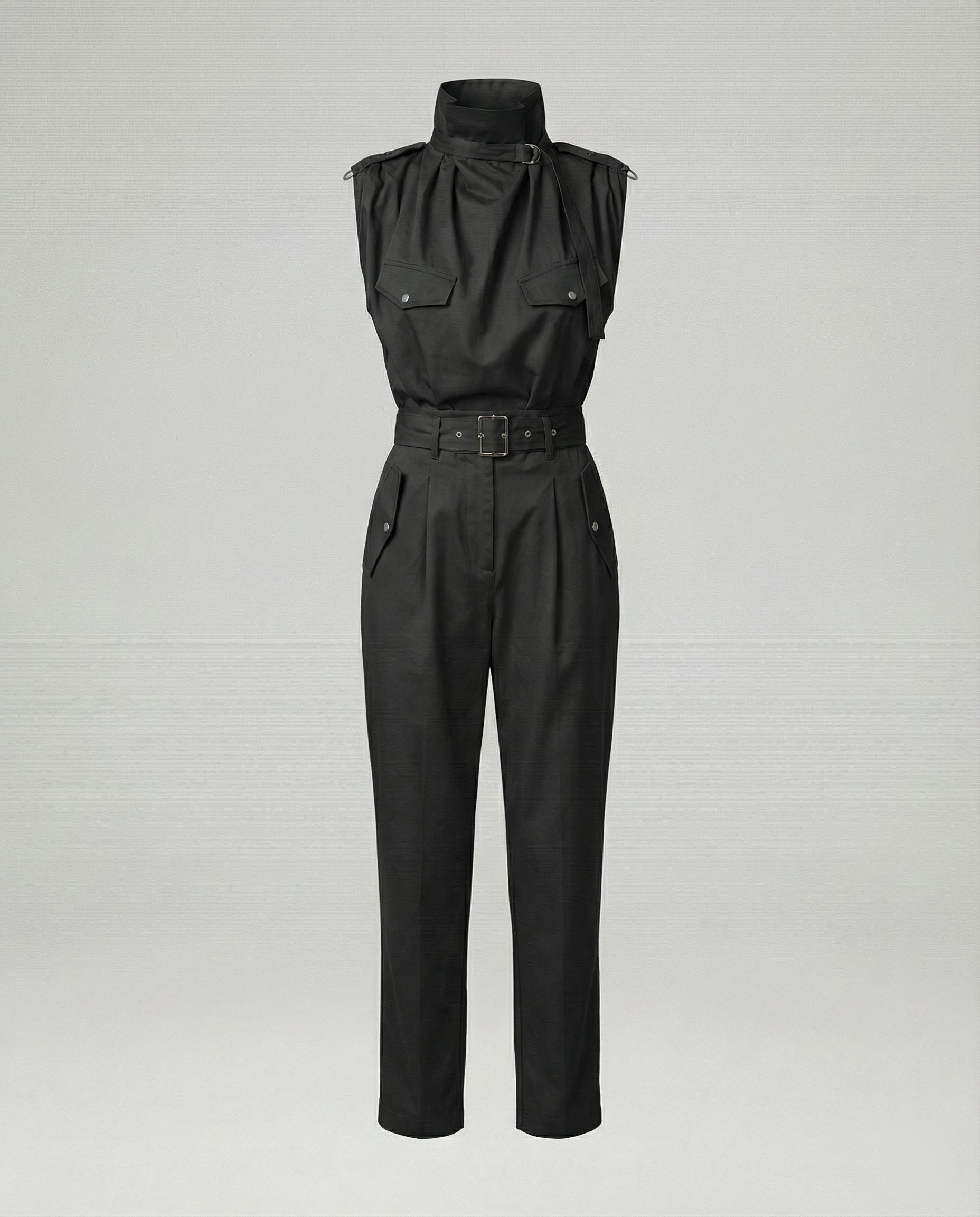 R&B | Damen Stylischer Moderner Jumpsuit Ärmellos