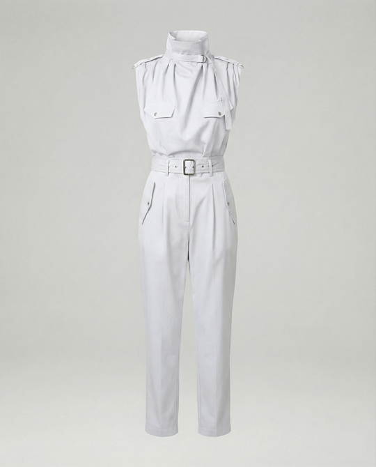 R&B | Damen Stylischer Moderner Jumpsuit Ärmellos