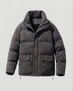 R&B | Trendige Winter-Cord-Steppjacke für Männer