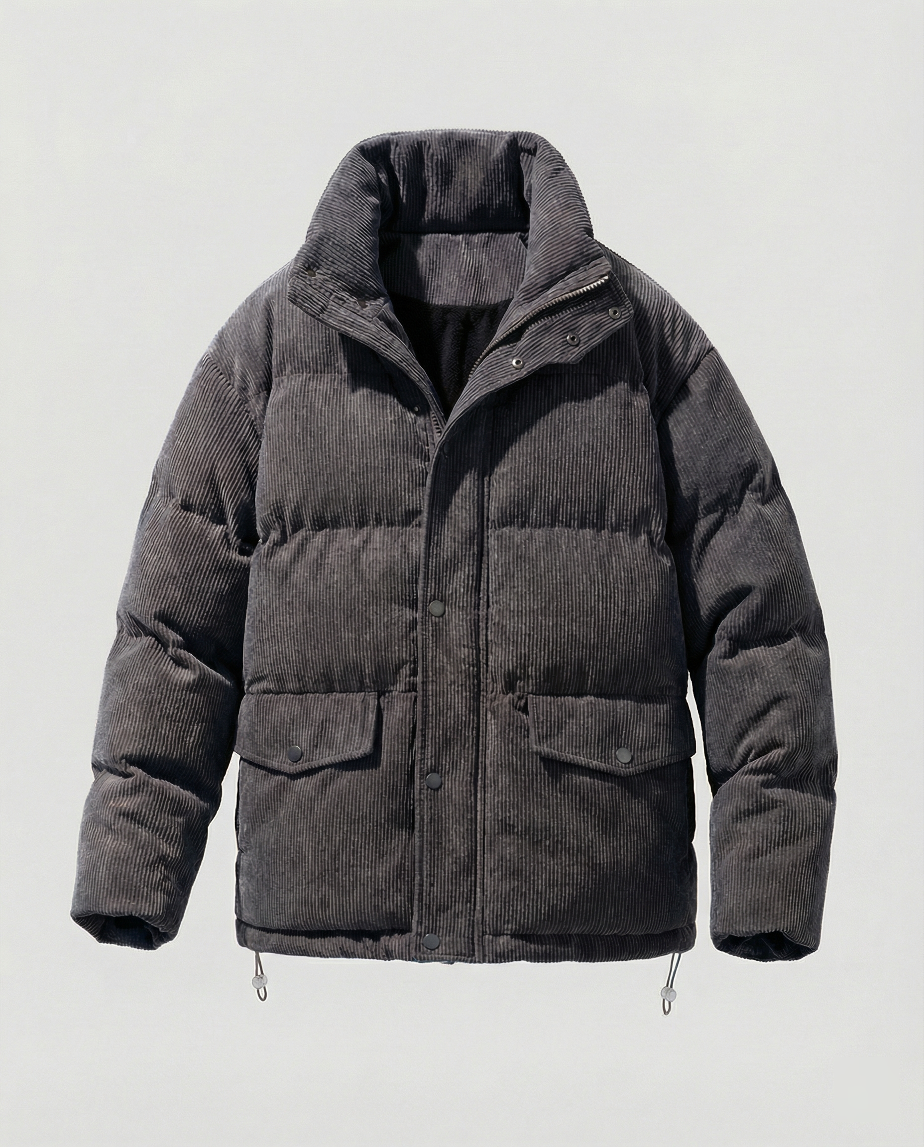 R&B | Trendige Winter-Cord-Steppjacke für Männer