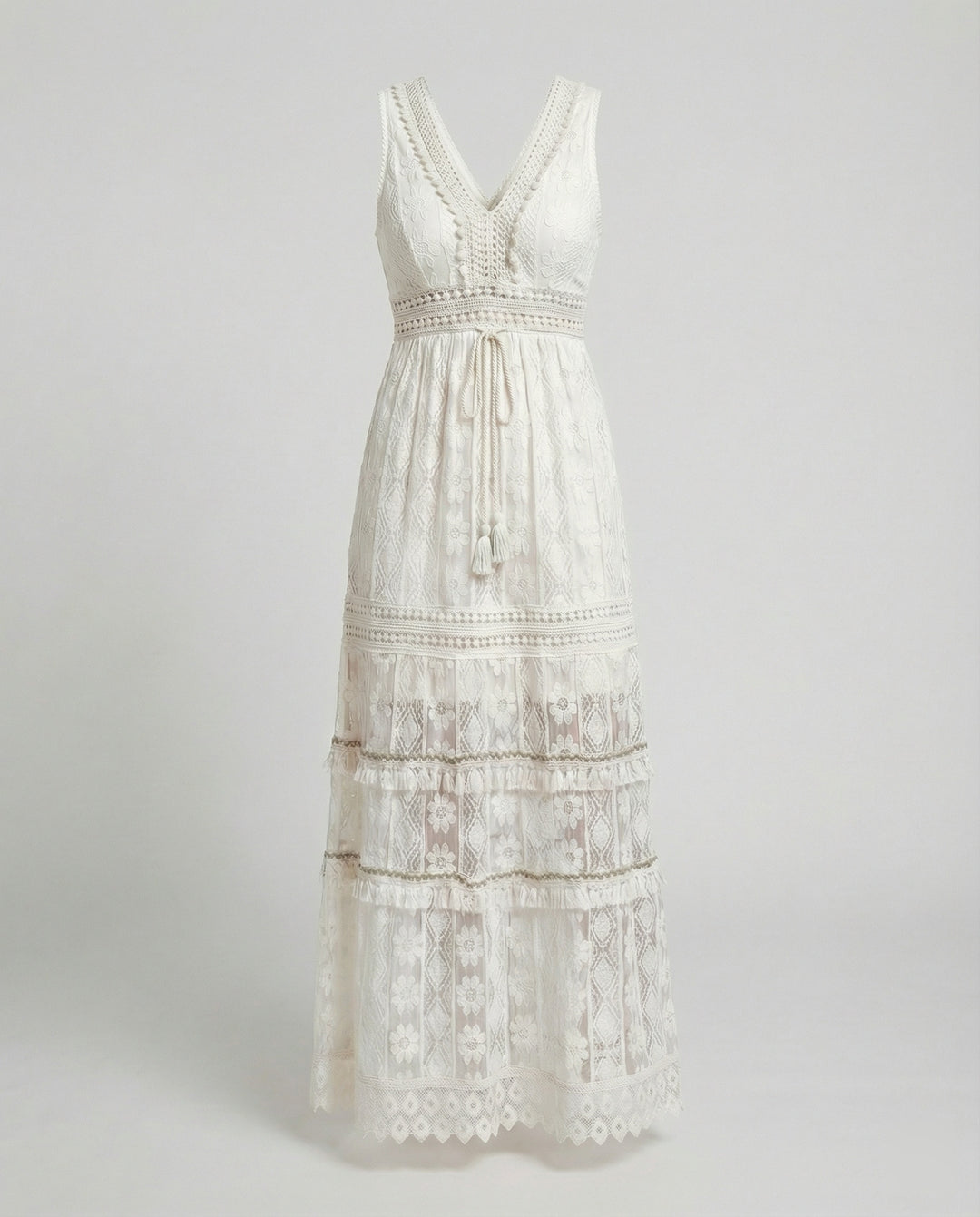 R&B | Anmutiges Boho-Spitzenkleid für Den Sommer