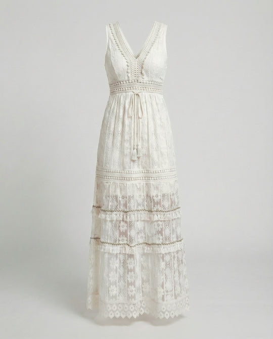 R&B | Anmutiges Boho-Spitzenkleid für Den Sommer