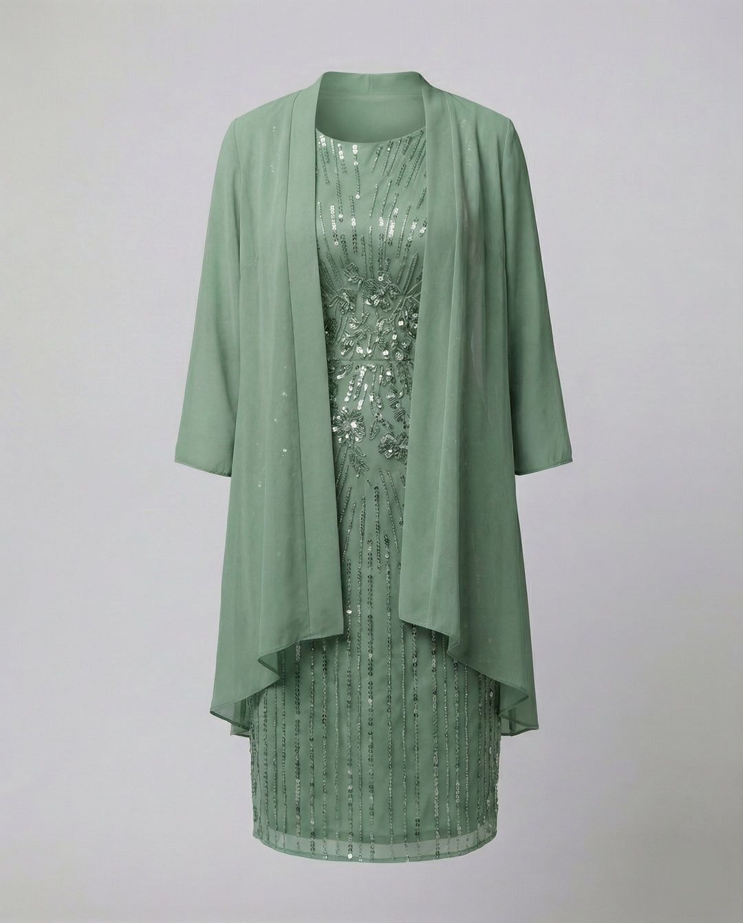 Elegantes Chiffonkleid