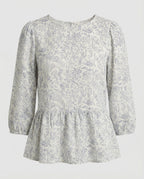 Damen Tunika Blumenprint leicht