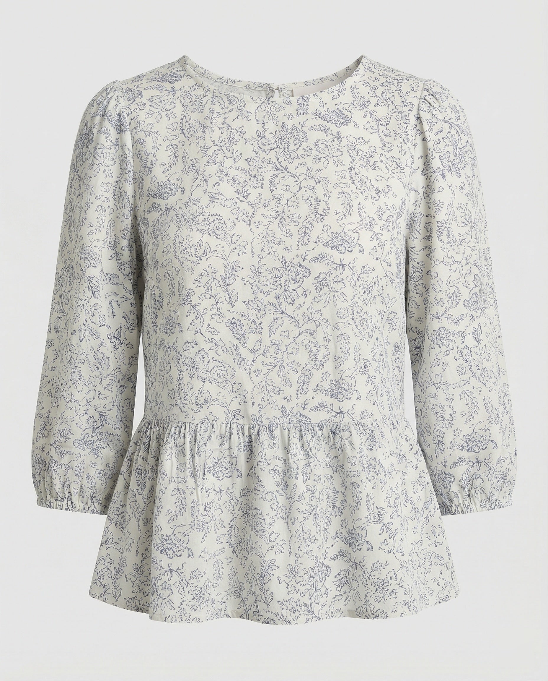 Damen Tunika Blumenprint leicht