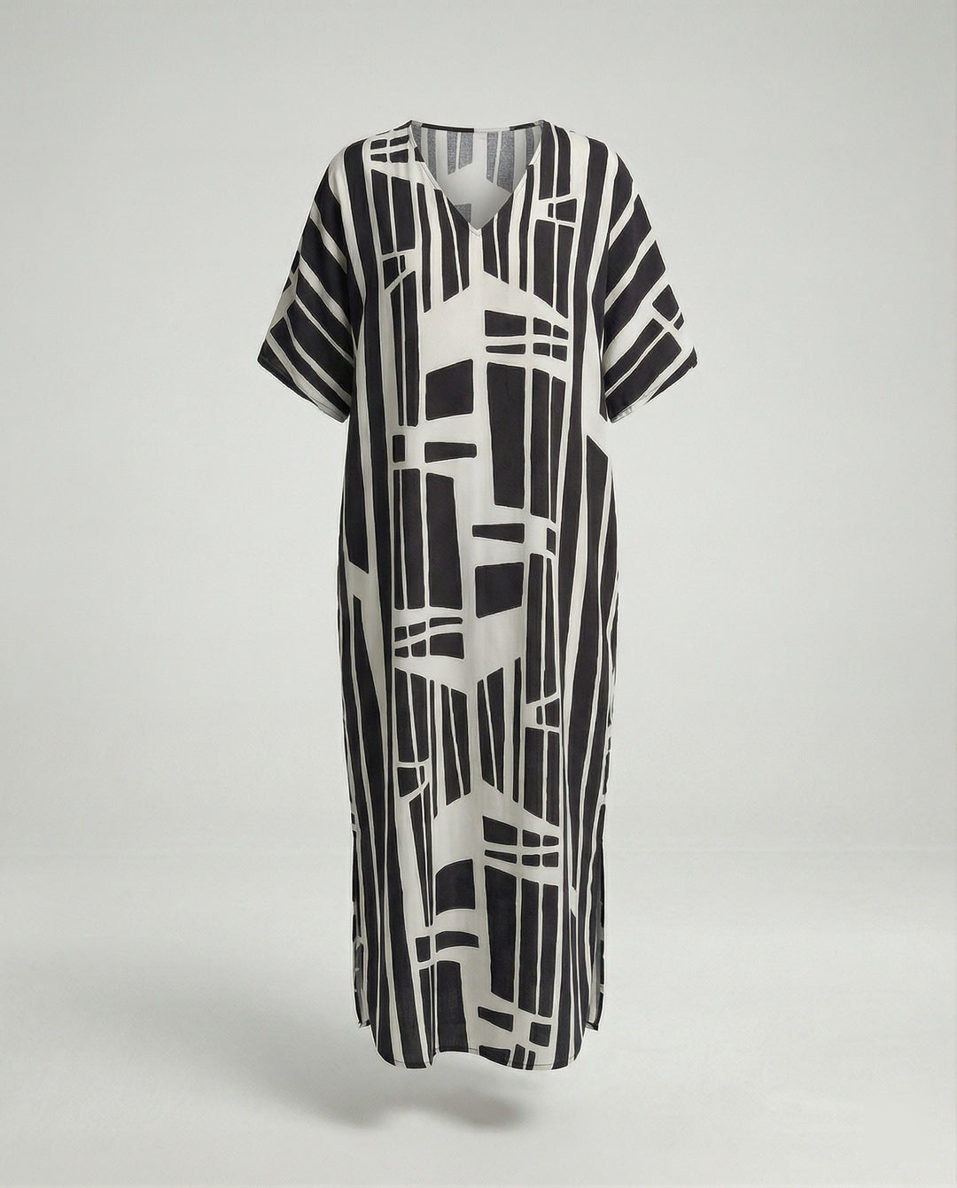 Damen Strandkleid Kimono mit Gürtel