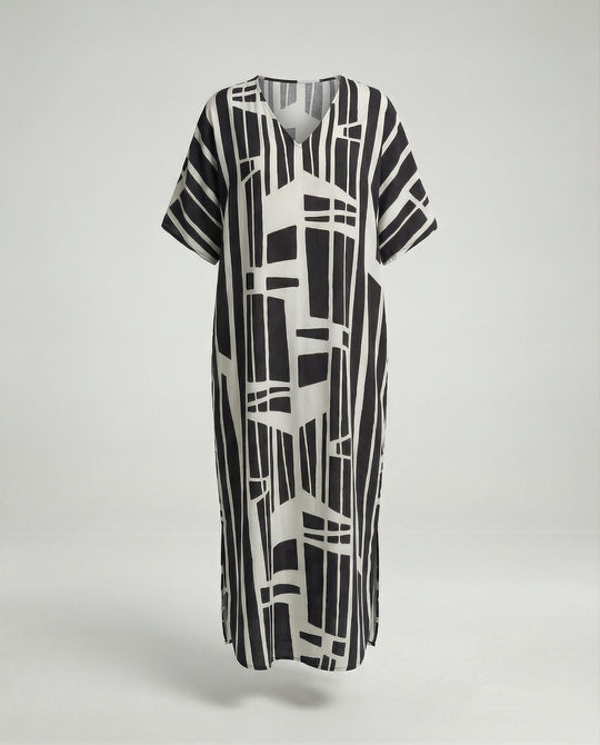 Damen Strandkleid Kimono mit Gürtel