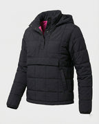 Steppjacke Damen mit hohem Kragen und Fronttasche