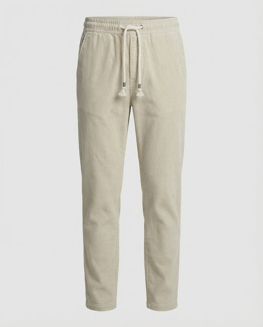Herren weite Cordhose mit hoher Leibhöhe