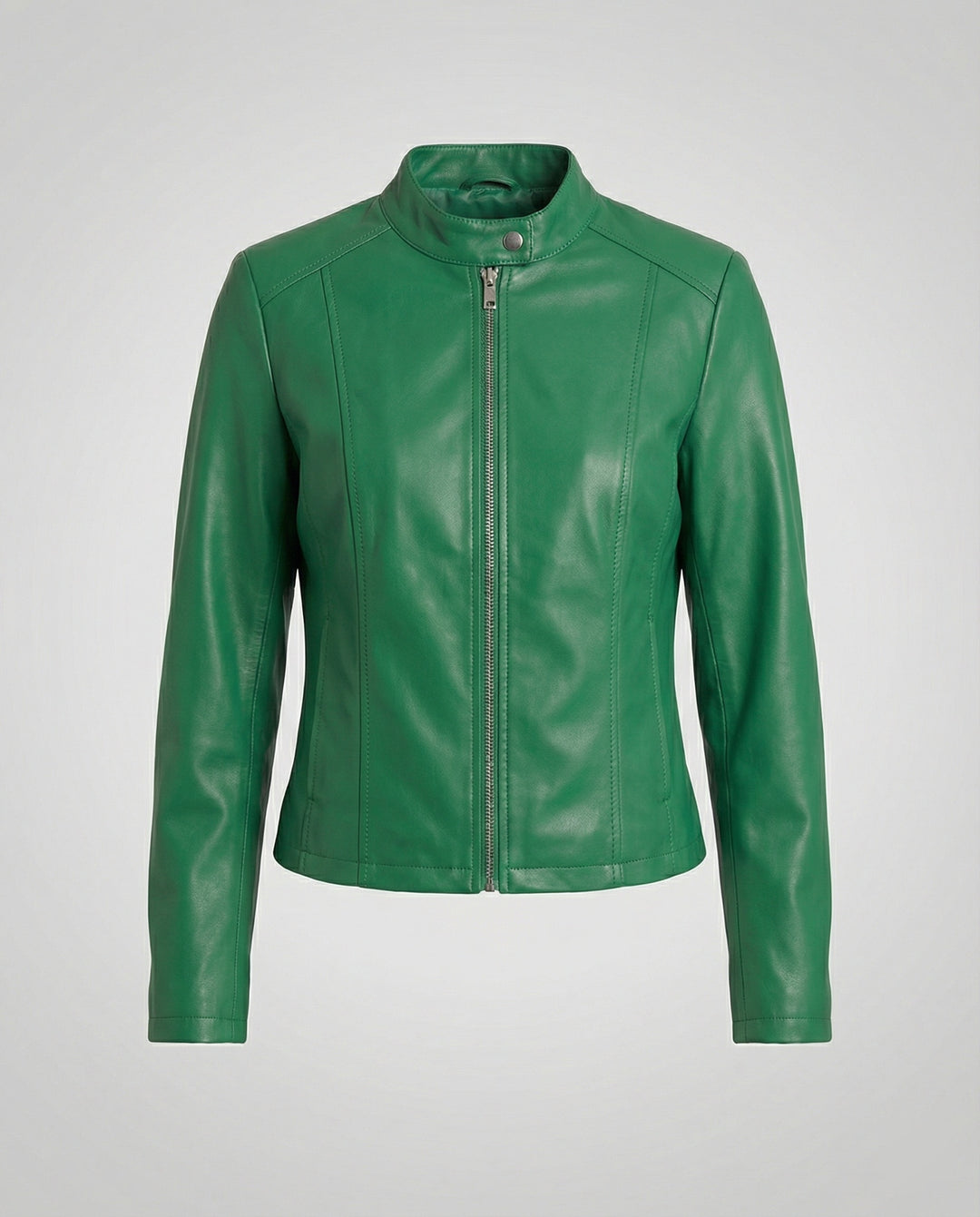 Damen Bikerjacke Lederimitat