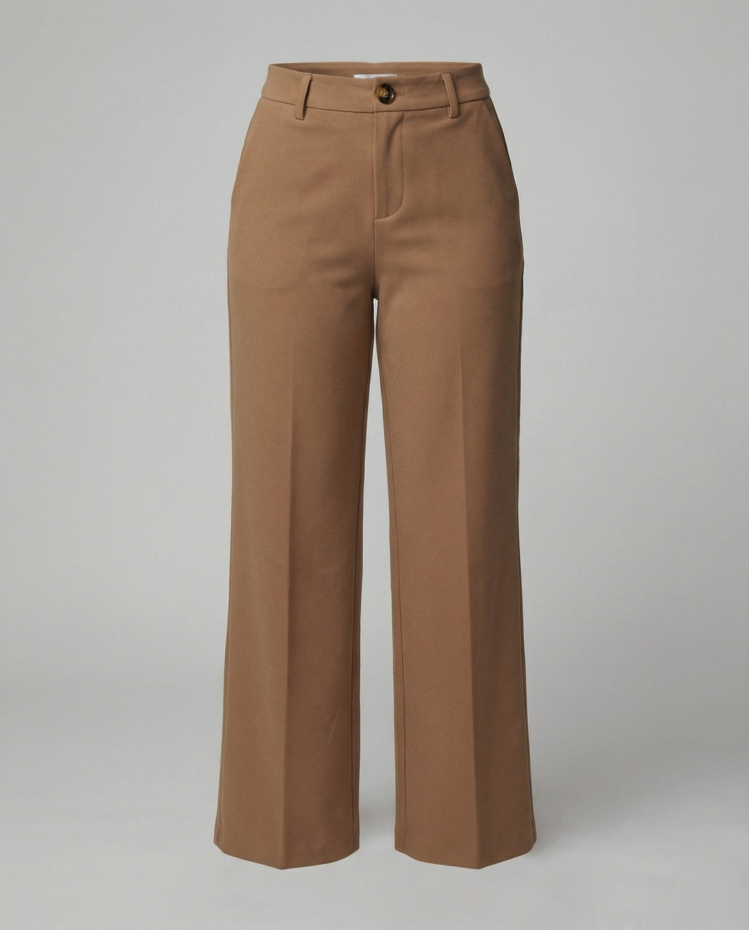 Damen Weite Stoffhose High Waist
