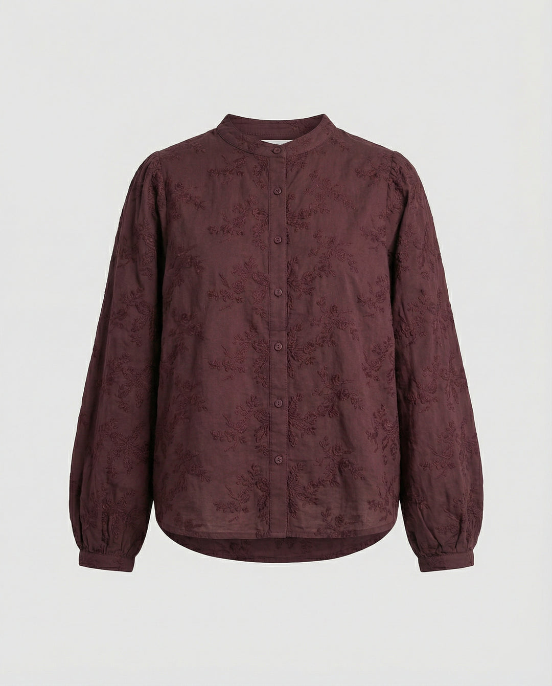 Bluse Damen Baumwolle Bestickt