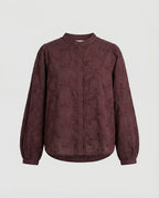 Bluse Damen Baumwolle Bestickt