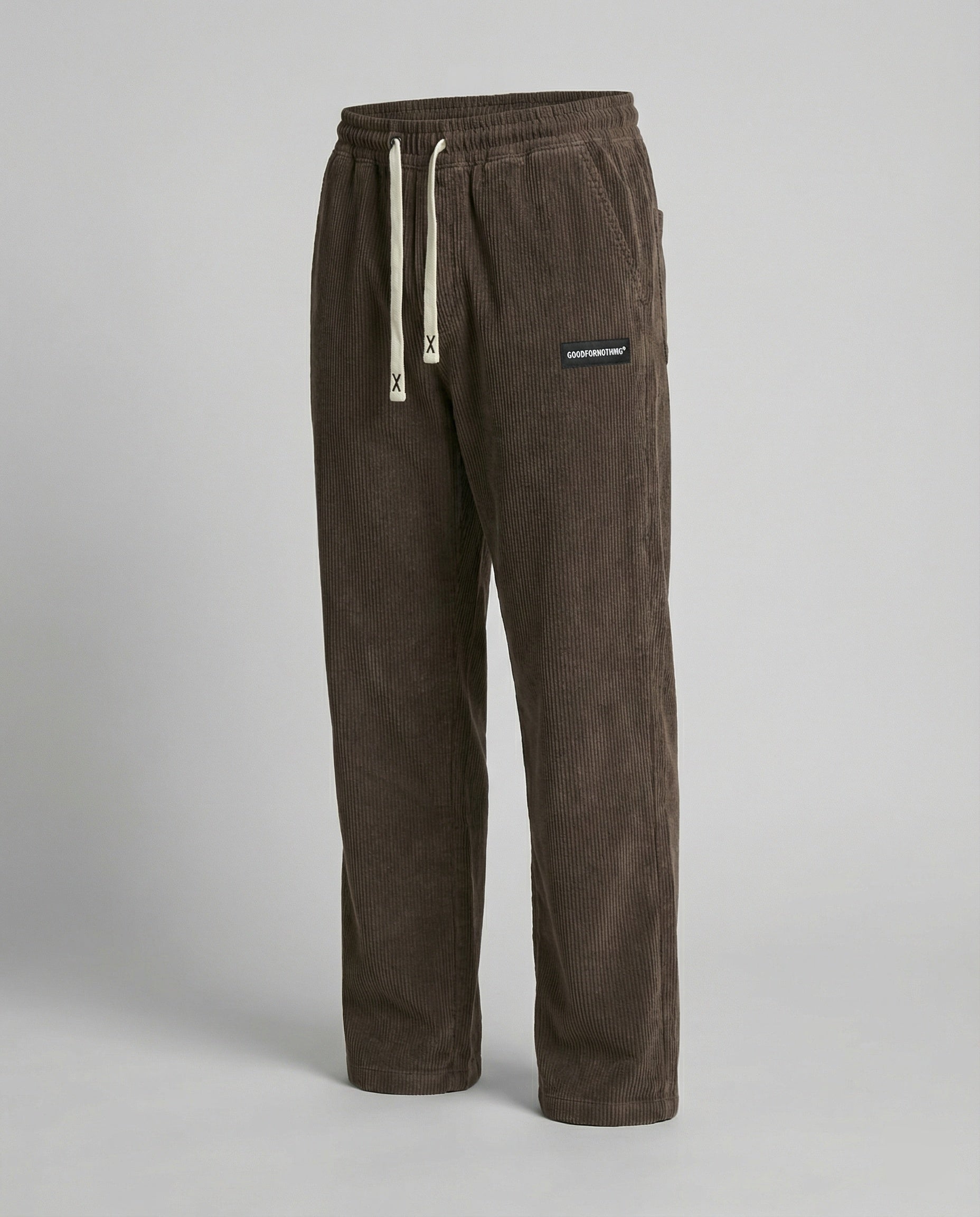 Herren Cordhose weit mit Kordelzug