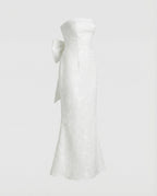 Trägerloses Meerjungfrau Abendkleid Damen