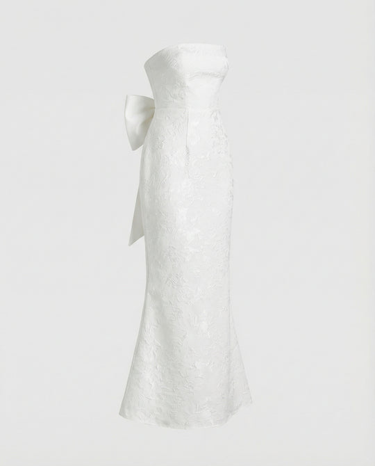 Trägerloses Meerjungfrau Abendkleid Damen