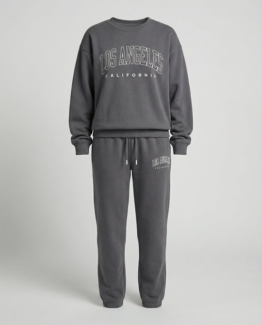 Damen Jogginganzug mit College Aufdruck