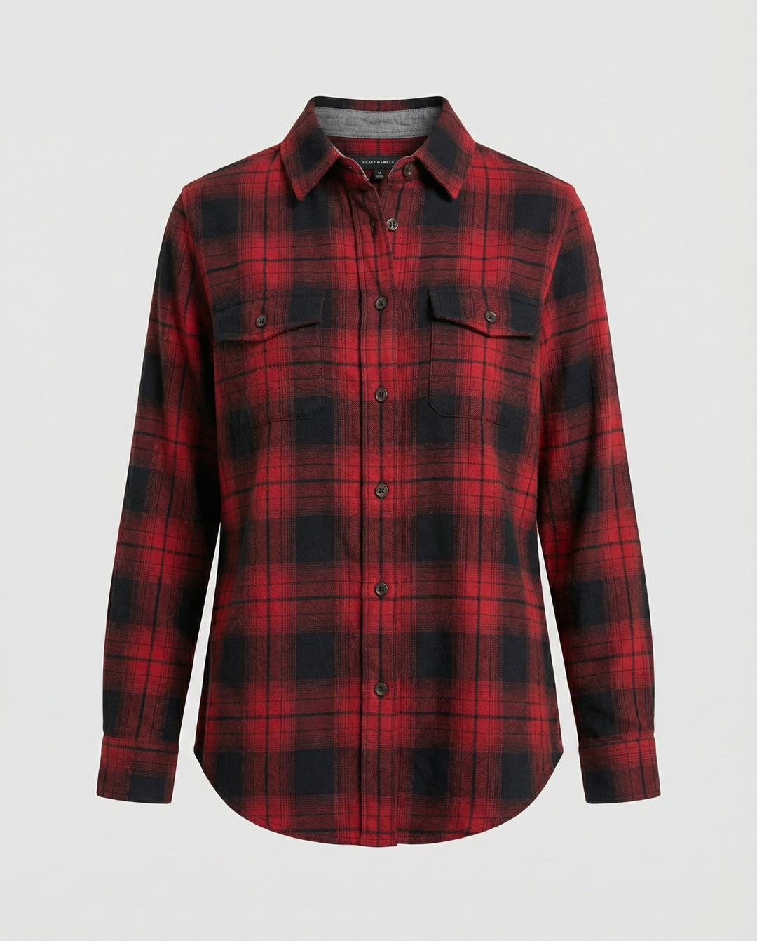 Damen Hemdjacke Karo Flanell