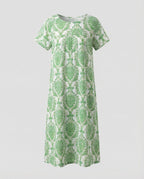 Luftiges Midikleid Damen Mit Taschen